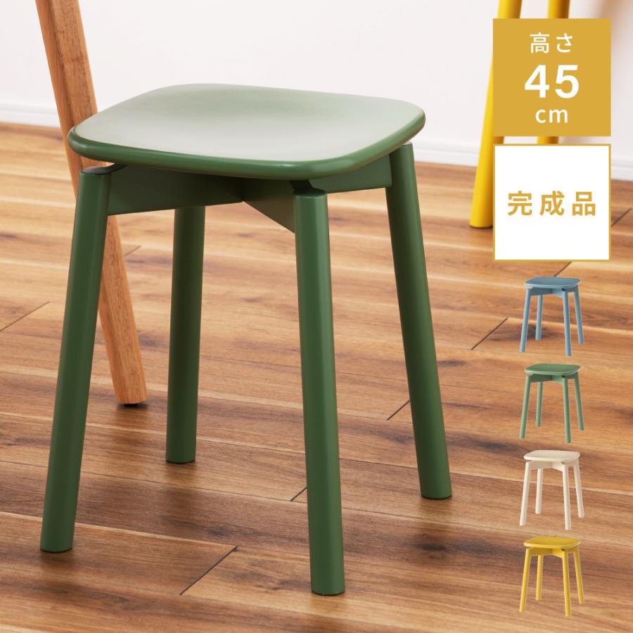 ナチュラル木製スツール 曲線デザイン esc-3307-02.jpg