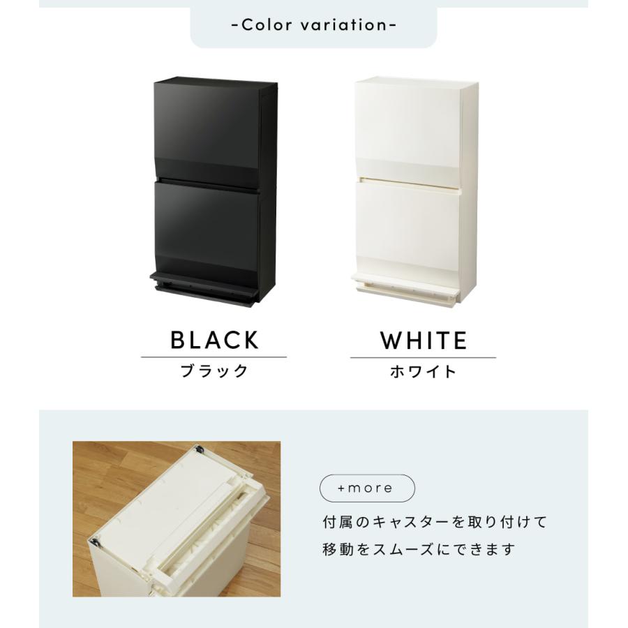RISU（リス） ゴミ箱 おしゃれ 分別 2段 22.5リットル 45リットル
