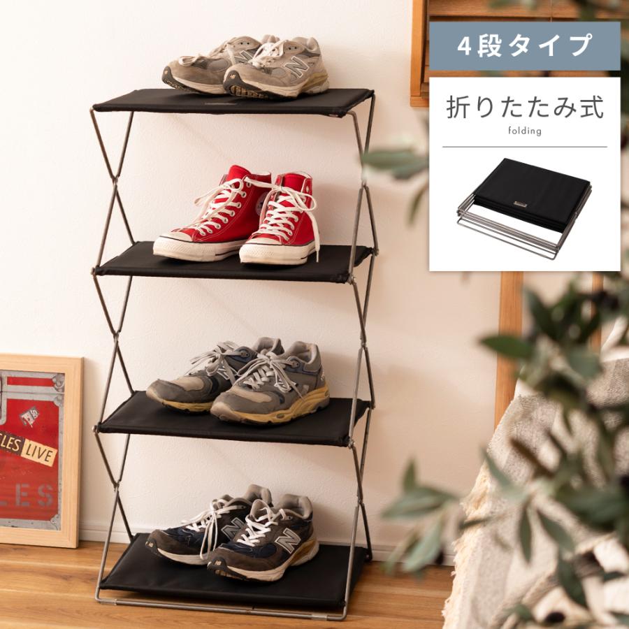 持ち運び 移動簡単 3段 隙間収納 ネイビー オープンラック シェルフ 飾り棚