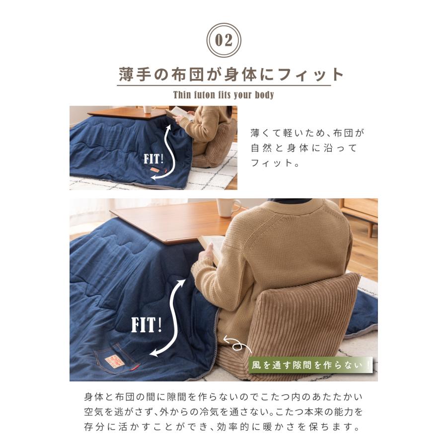 東谷 こたつ布団 正方形 190×190 薄掛け こたつ掛け布団 フリース