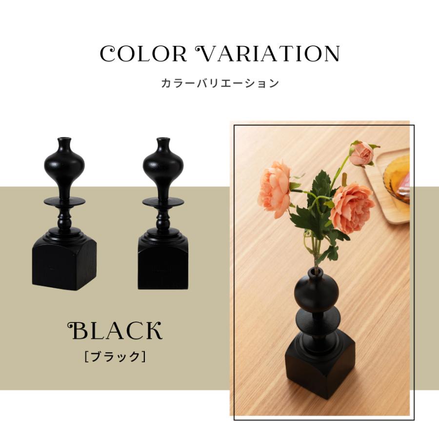 花瓶 フラワーベース 木製 円形 おしゃれ シンプル 高級感 天然木