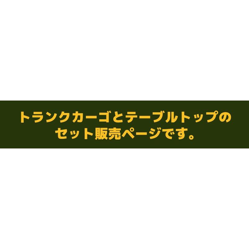 トランクカーゴ アウトドアテーブル 天板 セット 容量30L ロール 木製 おしゃれ 収納 ケース ボックス キャンプ｜palette-life｜03