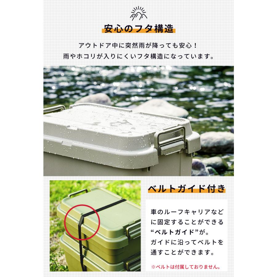 東谷 コンテナボックス 収納 屋外 キャンプ スタッキング トランク