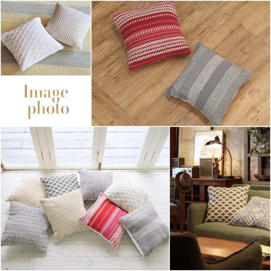 東谷 クッション 45×45cm 綿 おしゃれ フロアクッション コットン