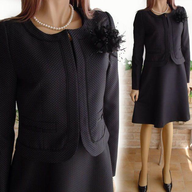 スーツ レディース ワンピーススーツ 入学式 ママスーツ 卒業式 スーツ 母 卒園式 入園式 七五三 セットアップ 3点セット セレモニースーツ 母親 ママ 黒 Purrworld Com