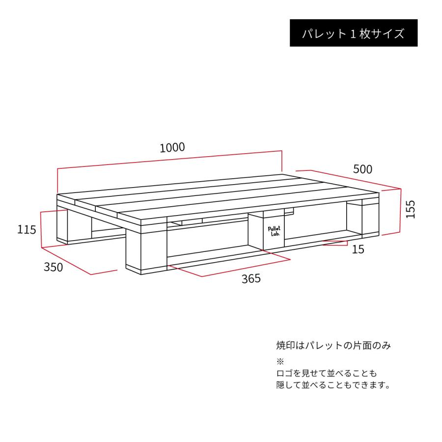 Pallet Lab. パレットラボ　パレットベッドシングル パレットベッド シングルサイズ・4枚セット※送料無料 | PALLET LAB