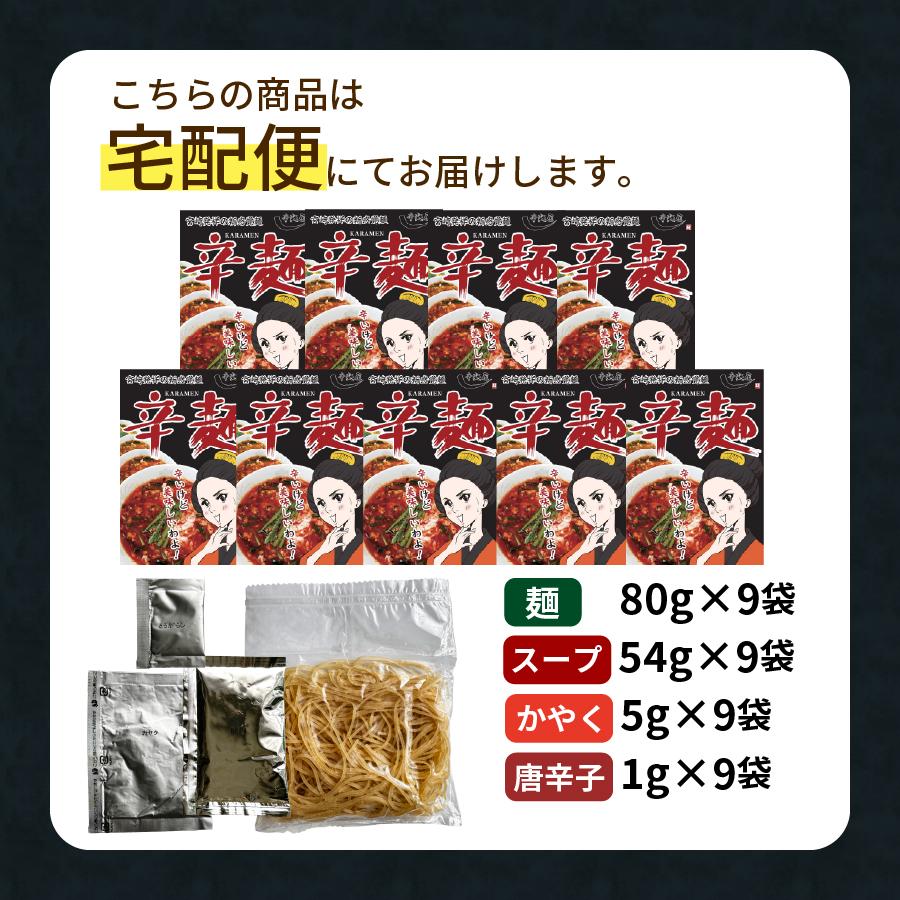 九州からの贈り物 激辛 麺 宮崎新名物 辛麺屋 輪 辛麺9人前 簡易
