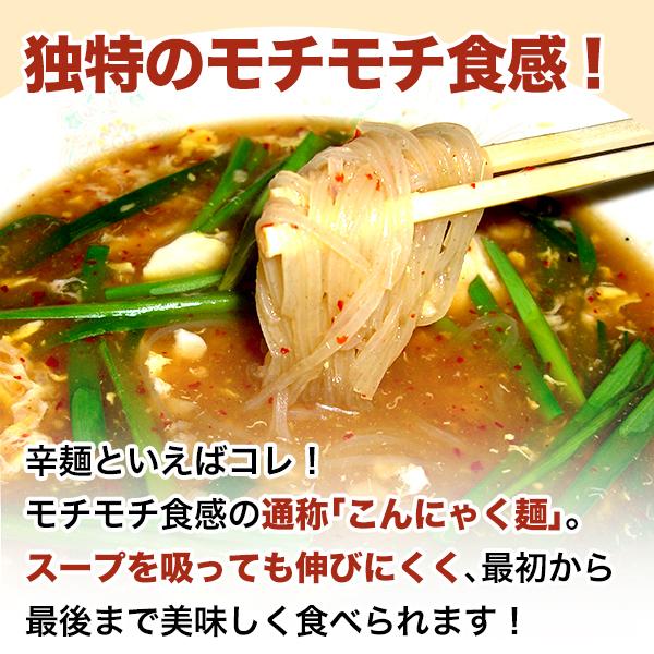 訳あり 宮崎新名物「辛麺屋 輪」辛麺4人前 リピーター様向け 簡易パッケージ コク旨ピリ辛スープ 辛めん 得トクセール 送料無料 激辛 麺 お取り寄せ｜palm-gift｜05