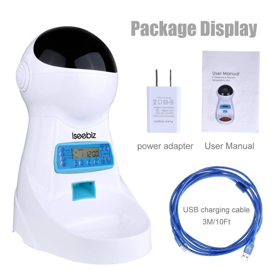 自動給餌器 スマホコントロール カメラ付 音声録音 自動ペットフィーダー ペットフード ボウル 中型犬 小型犬 猫 液晶画面 ディスペンサー Machine カメラスタイル