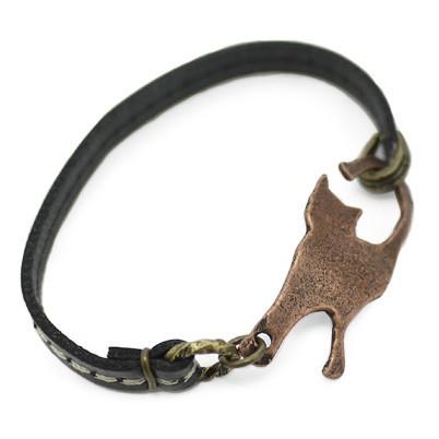 ねこ(ブロンズ)  ブレスレット　PalnartPoc直営　アクセサリー　可愛い　ブランドパルナートポック直営店　 | 