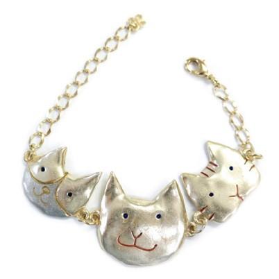 ねこ社会  ブレスレット　PalnartPoc直営　アクセサリー　可愛い　ブランドパルナートポック直営店　 | 