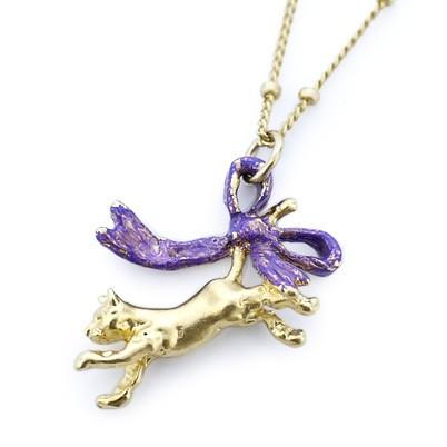 ネックレス レディース ロング　PalnartPoc　ブランド　パルナートポック直営　プレゼント　リボンキャットル ネックレス | 