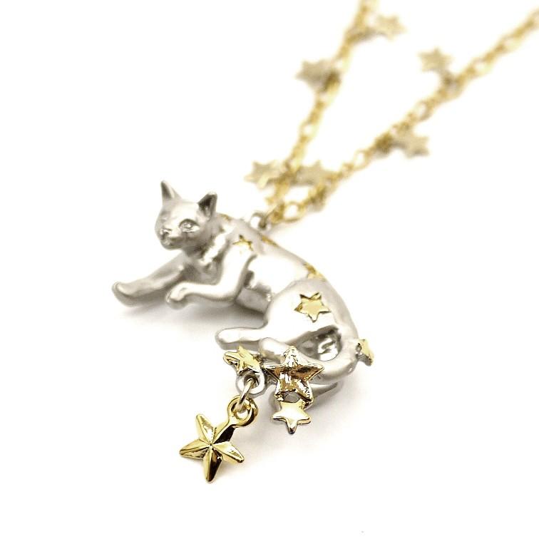 ネックレス レディース ロング　PalnartPoc　ブランド　パルナートポック直営　プレゼント　夜ネコネックレス |  | 01