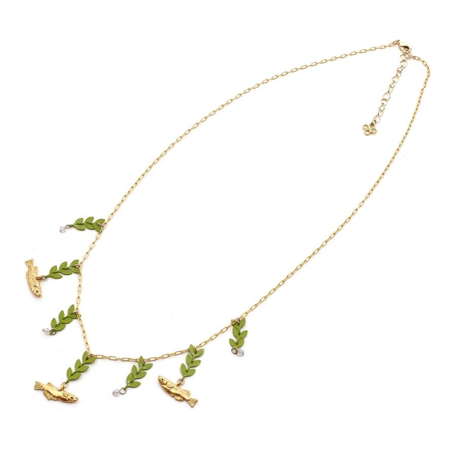 めだか　魚　ネックレス　レディース　PalnartPoc　ブランド　パルナートポック直営　プレゼント　 めだかの川ネックレス |  | 03