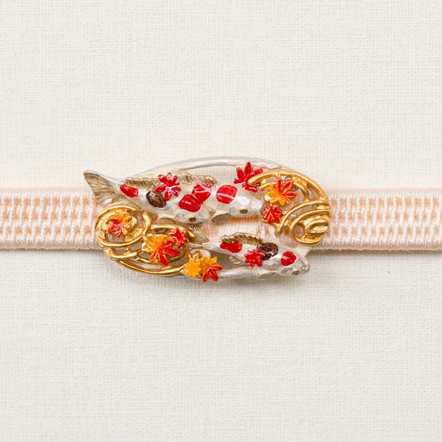 おしゃれな帯留め 数 Suu Palnartpoc直営 アクセサリー 可愛い パルナートポック姉妹ブランド 秋の鯉帯留め Od078 パルナートポックストア Yahoo 店 通販 Yahoo ショッピング