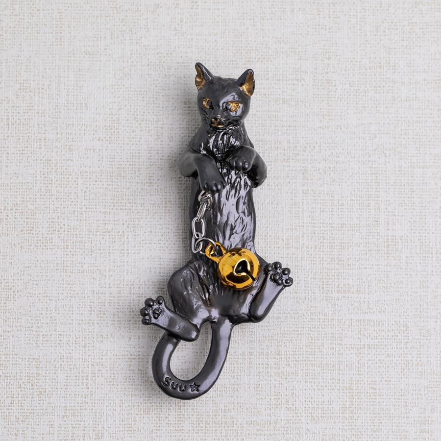 おしゃれな根付 　数　SUU　PalnartPoc直営　アクセサリー　可愛い　パルナートポック姉妹ブランド　 黒猫根付 | 