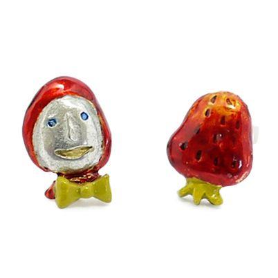 ピアス　レディース　揺れる　 ポイント消化　サージカルステンレス　PalnartPoc　ブランド　パルナートポック直営　ミスタ・ストロベリィピアス | 
