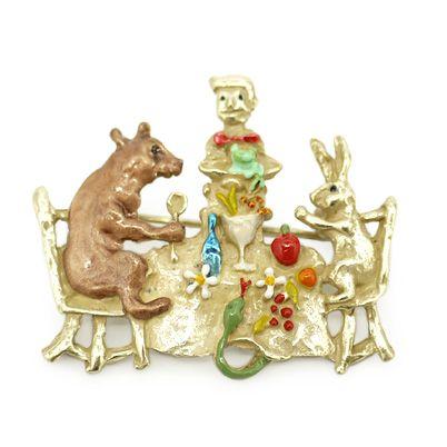 森の宴 ピンブローチ 有名人着用 Palnartpoc直営 アクセサリー 可愛い ブランドパルナートポック直営店 Pb014 パルナートポックストア Yahoo 店 通販 Yahoo ショッピング