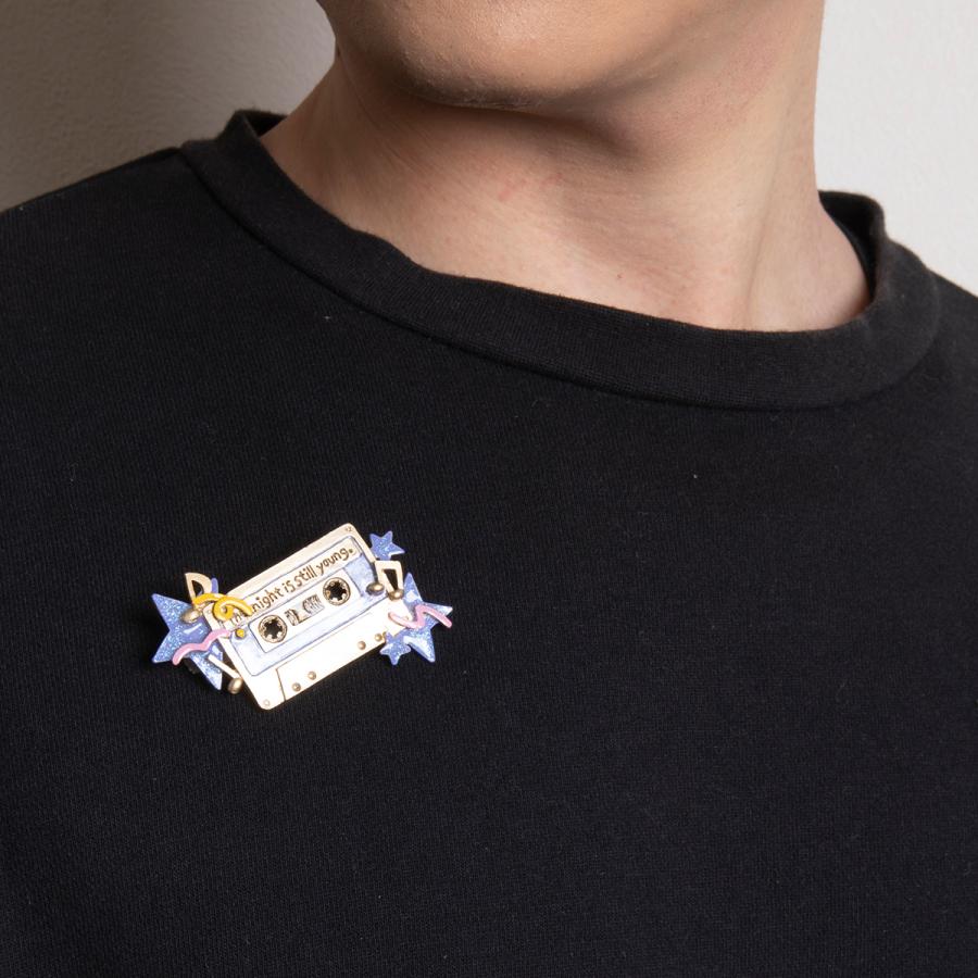 ブローチ　カセットテープ　レディース　PalnartPoc　パルナートポック　公式　ブラフシューペリア　プレゼ ント　マスターピースブローチ |  | 06
