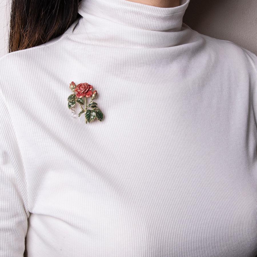 ブローチ　花　バラ　薔薇　レディース　PalnartPoc　パルナートポック　公式　ブラフシューペリア　プレゼント　モダンローズブローチ |  | 05