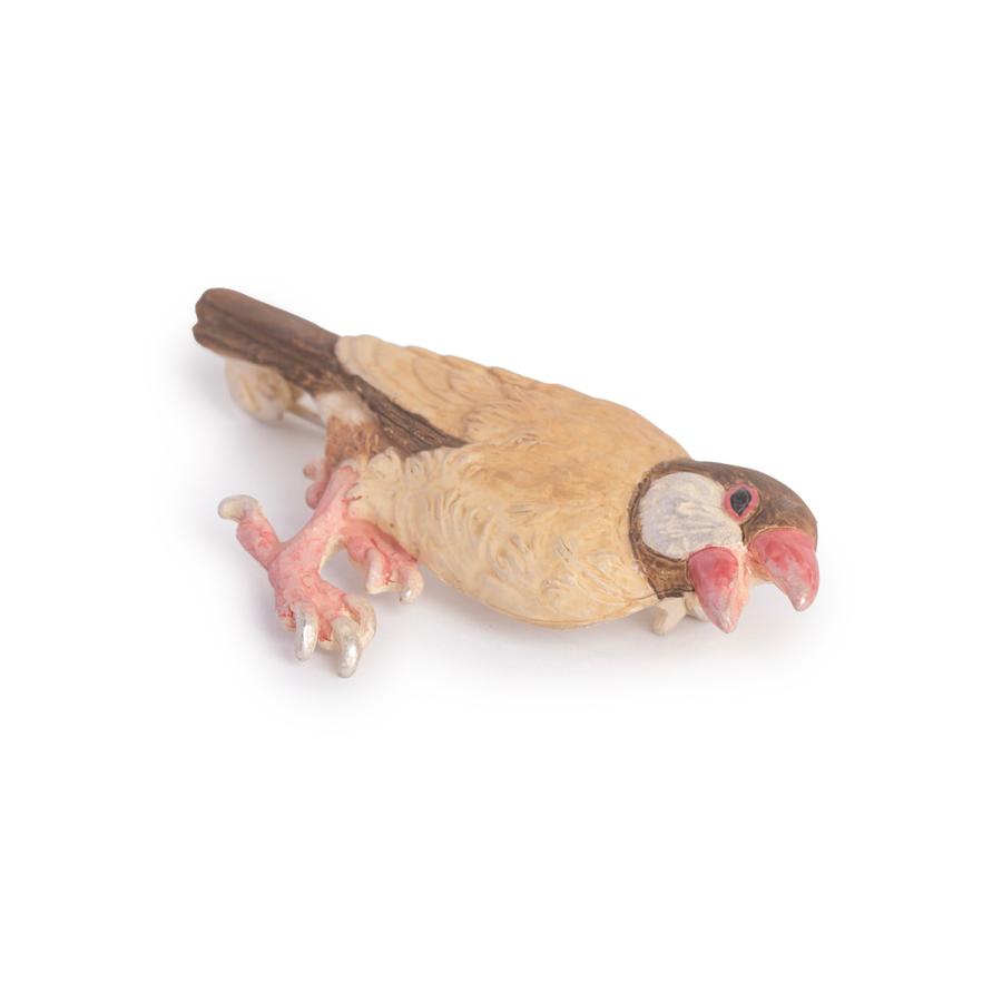 ブローチ　文鳥　シナモン　レディース　PalnartPoc　パルナートポック　公式　プレゼント　シナモン文鳥ブローチ |  | 02