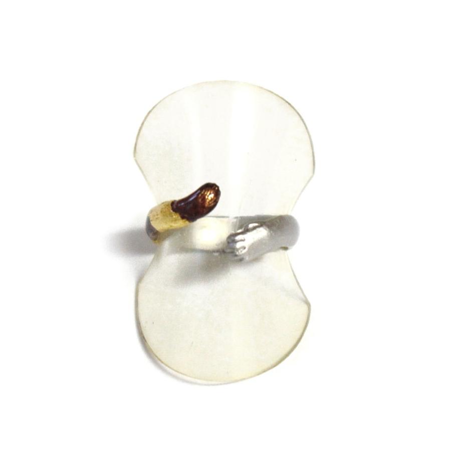 指輪 リング 猫 可愛い おしゃれ しっぽ レディース プレゼント Palnartpoc ブランド パルナートポック直営 ネコの手リング ゴールド Rn129gd パルナートポックストア Yahoo 店 通販 Yahoo ショッピング