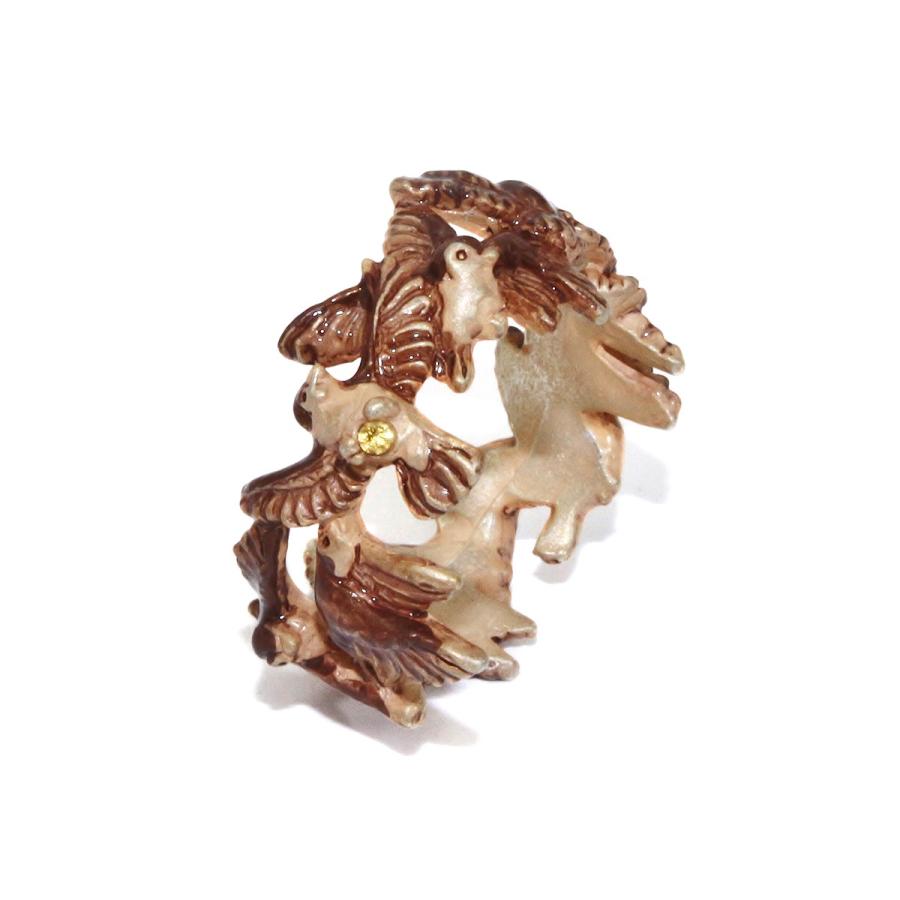 すずめ 雀 スズメ 指輪 リング 太め レディース Palnartpoc 11号 ブランド パルナートポック直営 プレゼント すずめリング Rn137 パルナートポックストア Yahoo 店 通販 Yahoo ショッピング