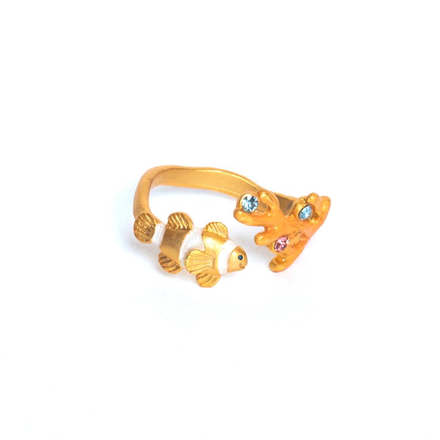 リング　フリーサイズ（11号ベース）クマノミ　レディース　PalnartPoc　パルナートポック　公式　ブラフシューペリア　プレゼ ント　アトランティックリング |  | 02
