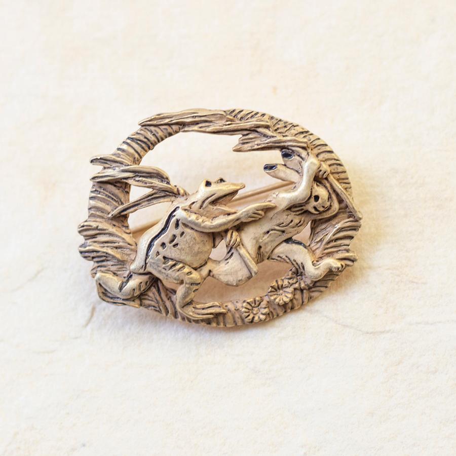 ブローチ 数 Suu Palnartpoc直営 アクセサリー 可愛い パルナートポック姉妹ブランド 鳥獣戯画 追いかけっこブローチ Spb002 パルナートポックストア Yahoo 店 通販 Yahoo ショッピング