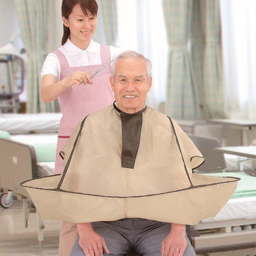 散髪 ケープ クロス ヘア カット カラーリング 大人 子供 首元 調節
