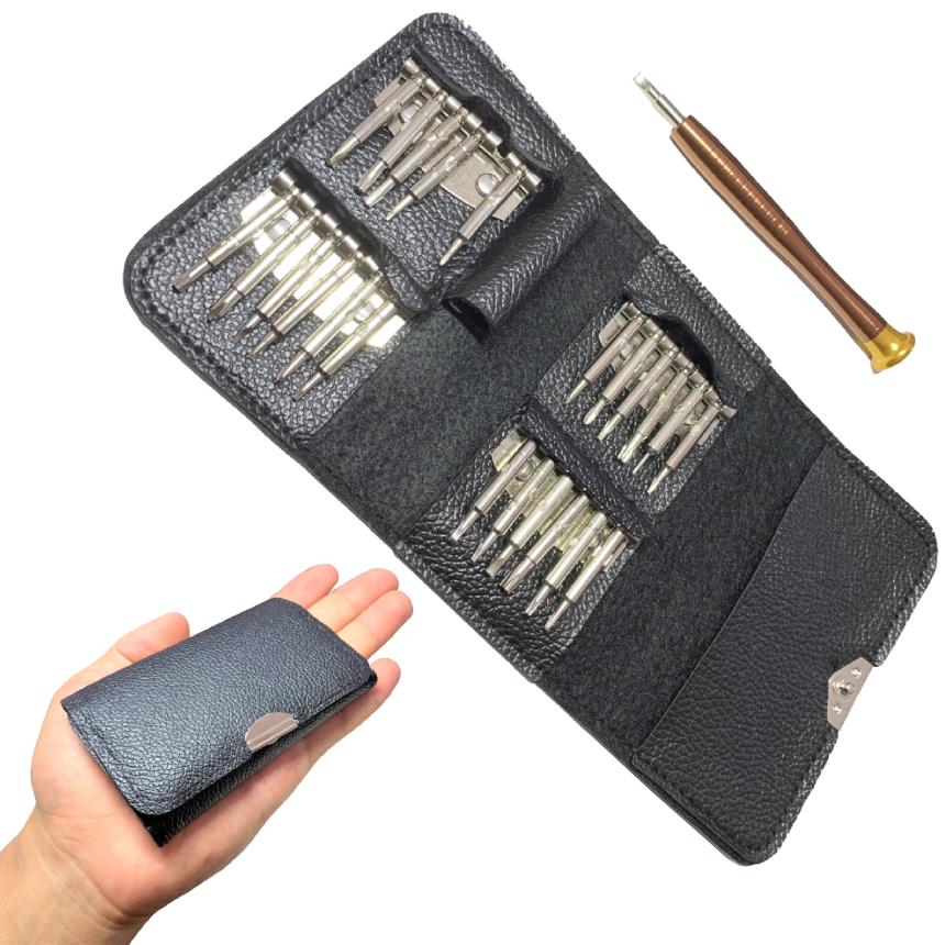 精密 ドライバー 25点 セット 精密ドライバー ドライバーセット 工具 修理 分解 スマホ 腕時計 カメラ パソコン PC メガネ プラス マイナス ツール DIY DORASET|palone|07