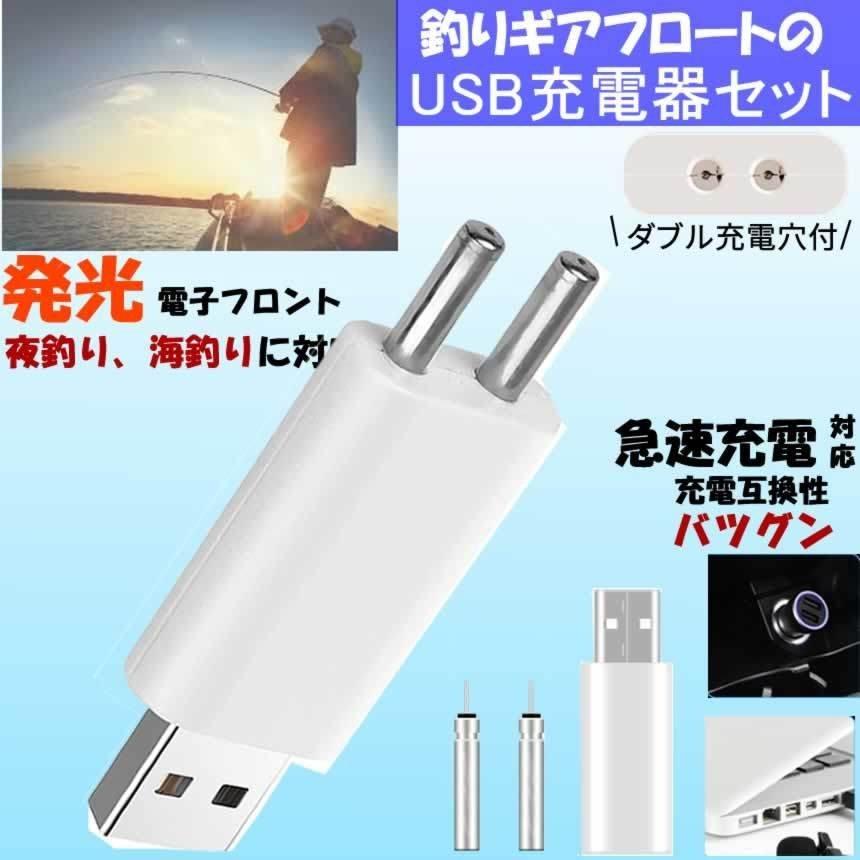電気 ウキ USB 充電器 セット ピン型 電池 充電 2ポート 2穴 釣り ギア 電子 フロート 発光 竿先 ライト 竿 釣り竿 ロッド 耐久性 夜釣り フィッシング PINDENCH :p07-11a:パルワン - 通販 - Yahoo!ショッピング 電気 ウキ USB 充電器 セット ピン型 電池 充電 2ポート 2穴 釣り ギア 電子 フロート 発光 竿先 ライト 竿 釣り竿 ロッド 耐久性 夜釣り フィッシング PINDENCH :p07-11a:パルワン - 通販 - Yahoo!ショッピング