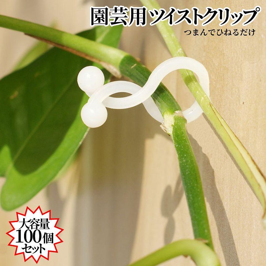 ツル 茎 固定 クリップ 100個 植物 弦 支柱 添え木 結束 バンド 留める ワンタッチ ガーデニング 花 野菜 家庭菜園 栽培 園芸 取り付け 簡単 作業 Chonkuri S P09 7a S パルワン 通販 Yahoo ショッピング
