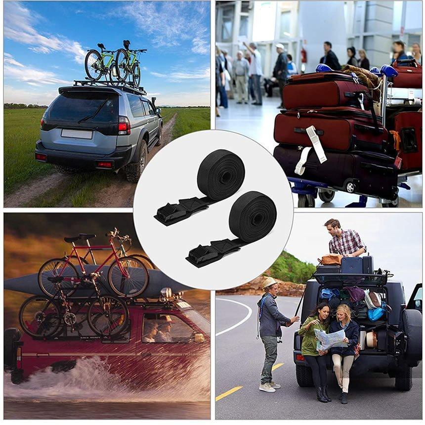 荷締め ベルト 2本 セット 3m 幅2.5cm 傷 防止 固定 荷締 バンド 防災 地震 対策 車 バイク キャリア キャンプ ギア アウトドア 用品 引っ越し 荷物 2-HOGONIJI |  | 06