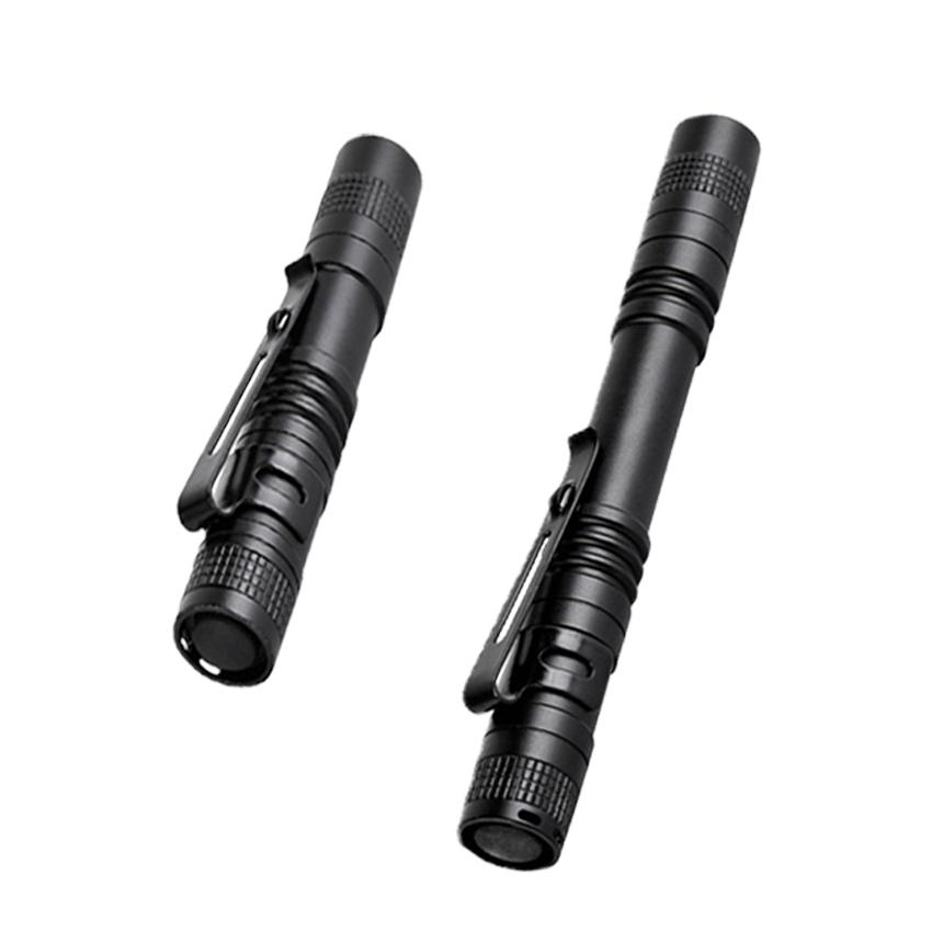 ペン型 LED ライト 大小 2本 セット 小型 ミニ 懐中電灯 電池