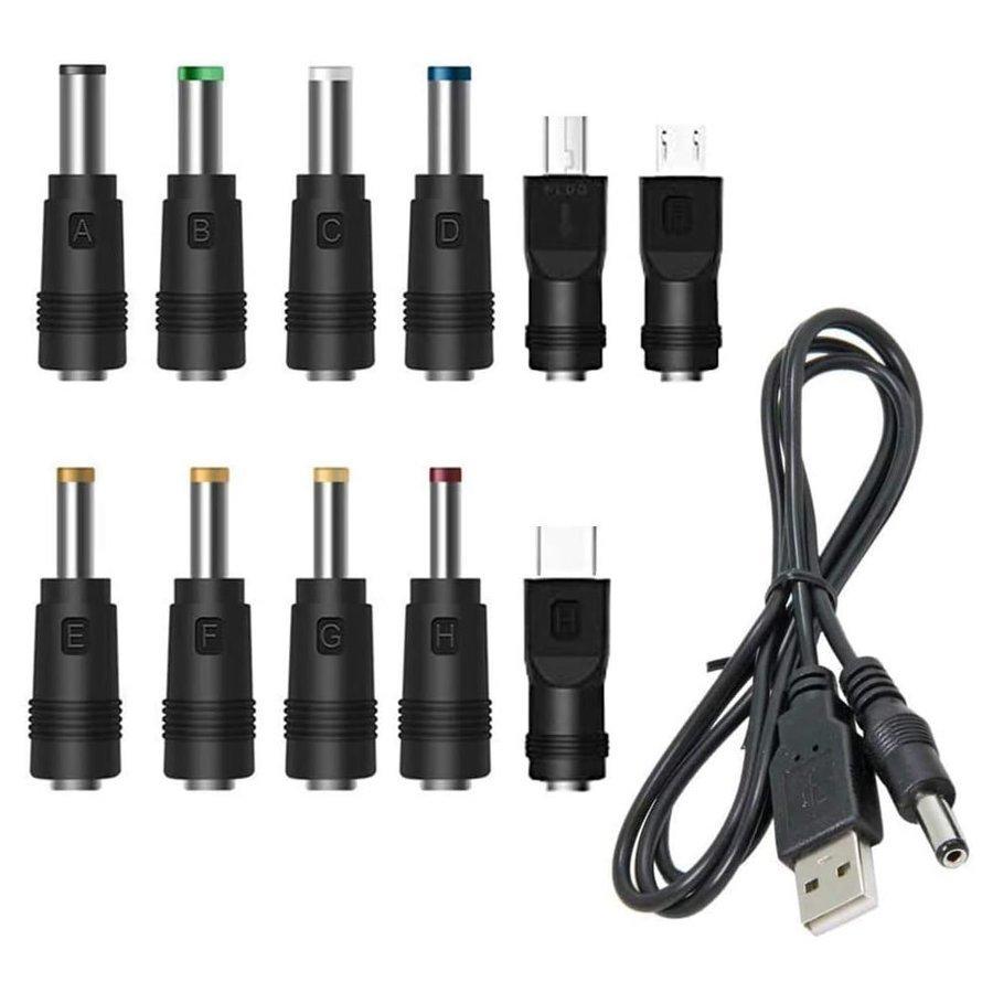 USB Aオス DCジャック変換ケーブル DC ジャック プラグ 変換 アダプタ USB ケーブル USB-DC 径
