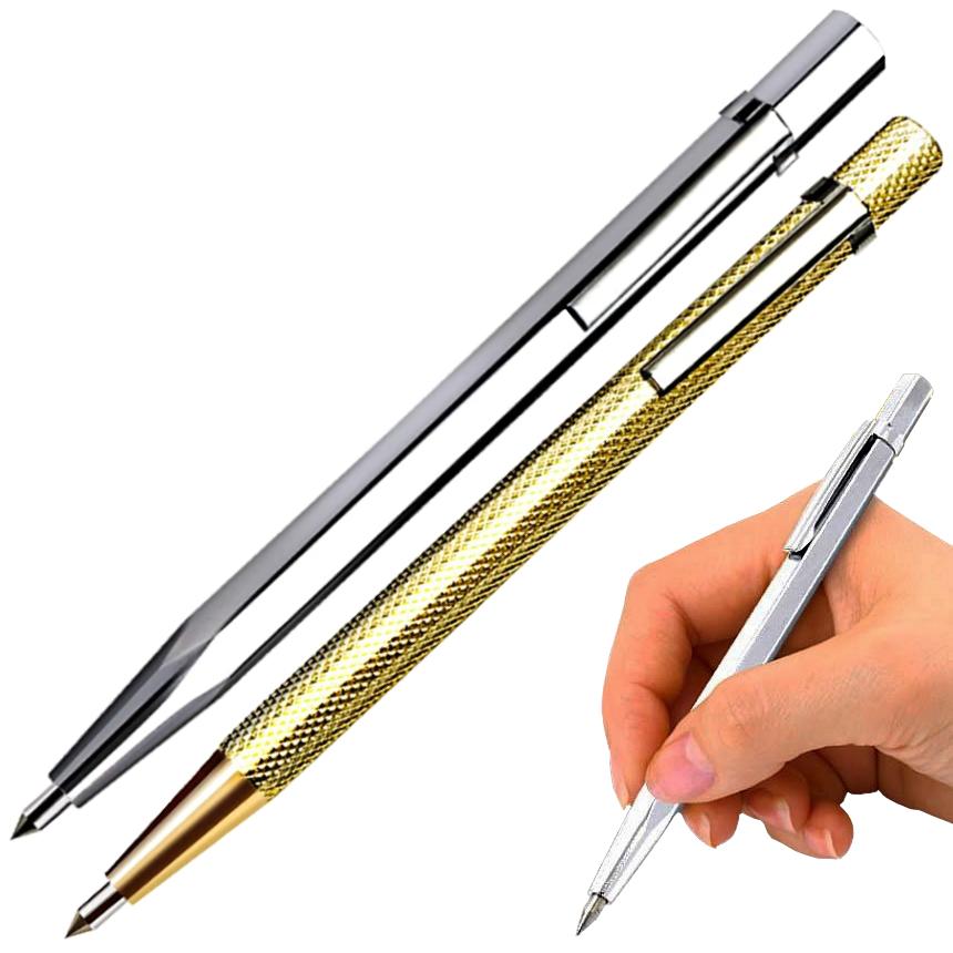 ペン型 ガラスカッター 2本セット 彫刻 ニードル 硝子 ガラス 細工