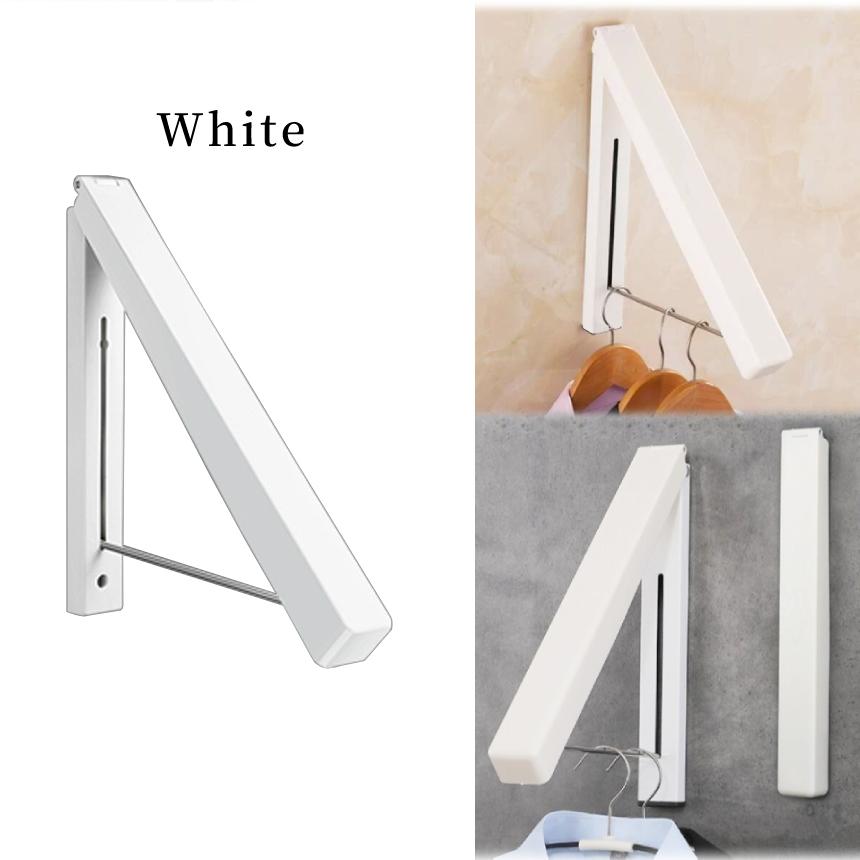 ハンガー ラック 1本 ハンガー掛け 壁掛け ワンタッチ 折りたたみ 壁