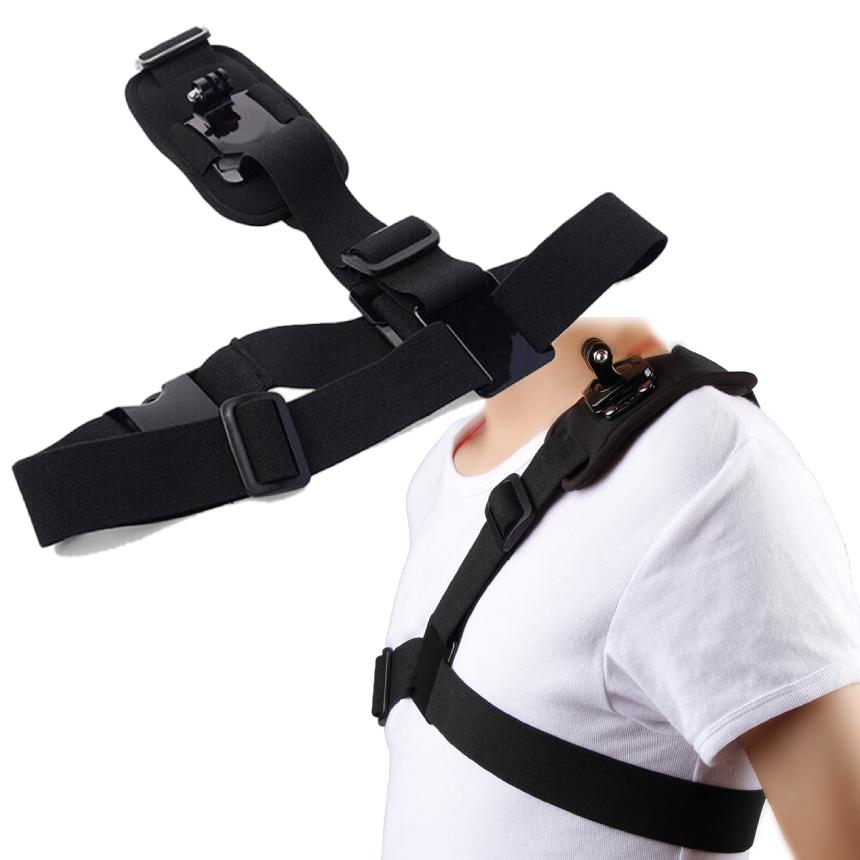GoPro マウント アクセサリー ゴープロ 肩ストラップマウント ベルト
