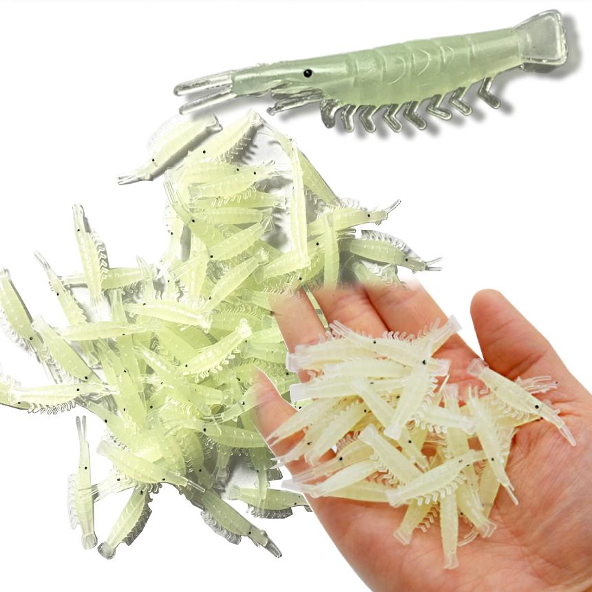 ルアー ワーム ソフトルアー オキアミ 大容量 100個 4cm 5cm 釣り 疑似