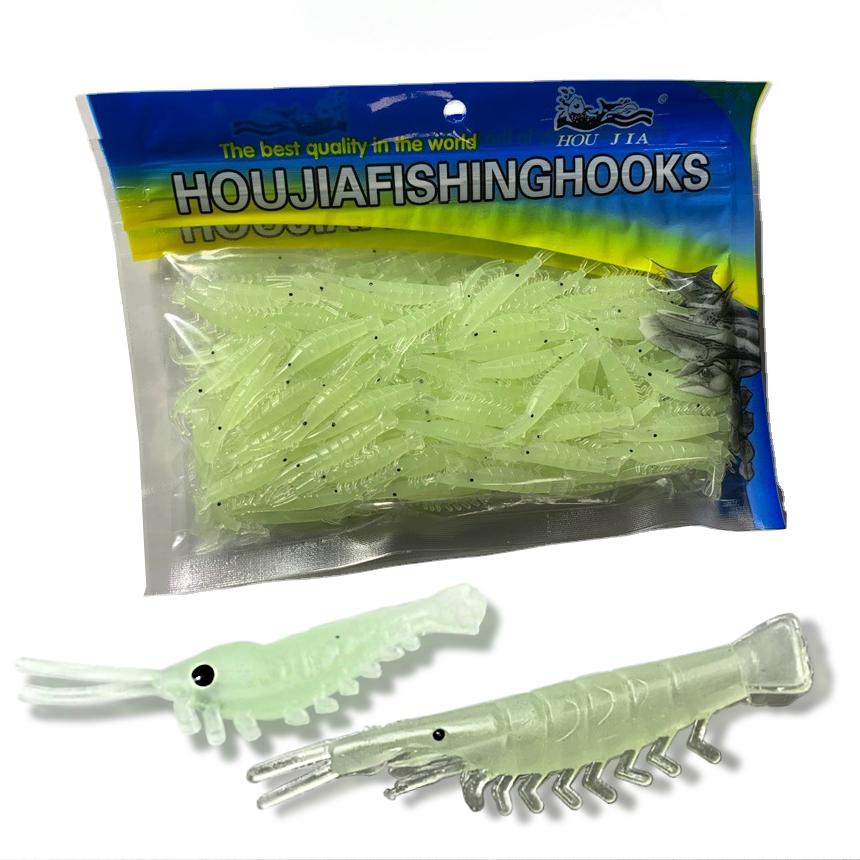 ルアー ワーム ソフトルアー オキアミ 大容量 100個 4cm 5cm 釣り 疑似