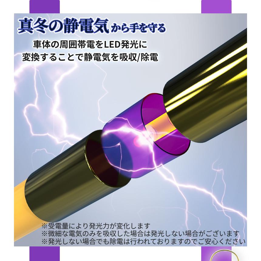 車用 マフラーアース 静電気除去 アースベルト マフラー アース 35cm 帯電防止 ストラップ 静電気対策 路面 放電 簡単取付 静電気 軽減 接地線 車 汎用 SYAEARTH｜palone｜04