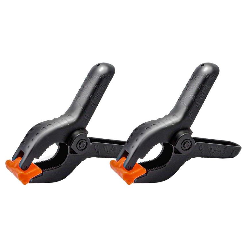 大型 スプリングクランプ クリップ型 2個セット クランプ 強力 固定 可動式 パッド DIY 工具 物干し 撮影 頑丈 洗濯バサミ 接着 圧着 挟む 押さえる BIGKOTEKURA |  | 06