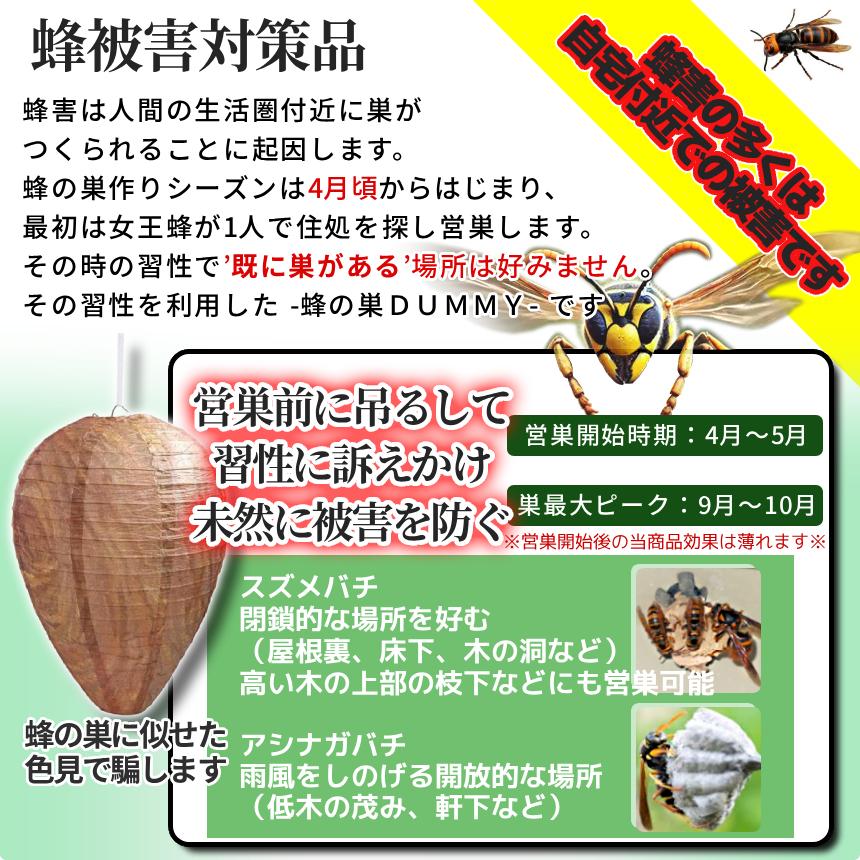 ダミー ハチの巣 2個組 蜂の巣よけ 蜂 駆除 組立簡単 はちの巣 営巣 蜂