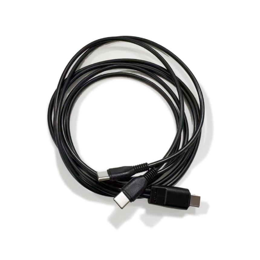 USB タイプC to type-c ケーブル 二股 1m 2セット USBケーブル 充電