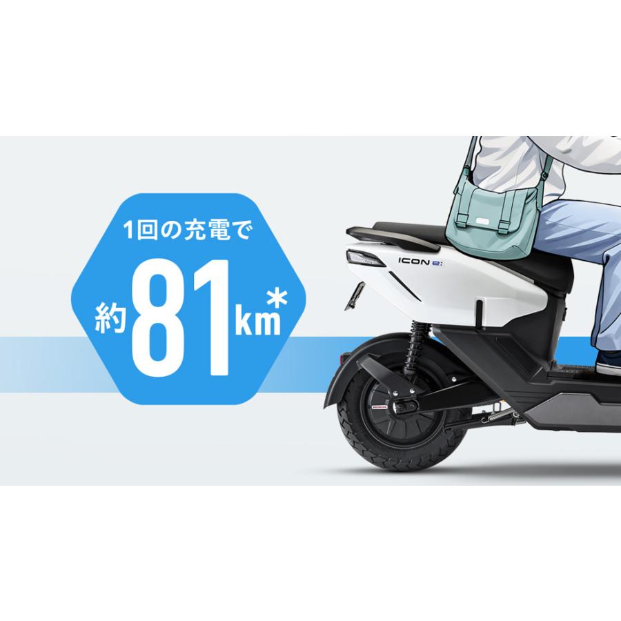 ホンダ（HONDA） ICONe EVバイク 原付 ブラック 電動バイク : パル