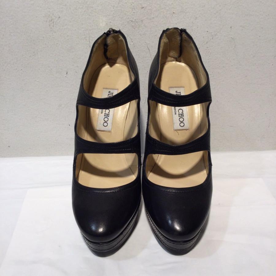 Jimmy Choo VANESSA85 パンプス 22.5cm ブラック 美品