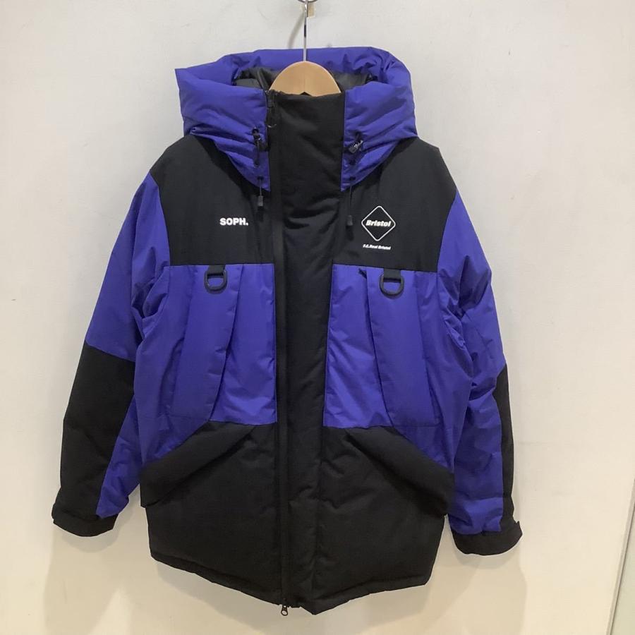 F.C.Real Bristol エフシーレアルブリストル FCRB-192012 DOWN BENCH PARKA ダウン ベンチ パーカー ジャケット ブルー Lサイズ 536353