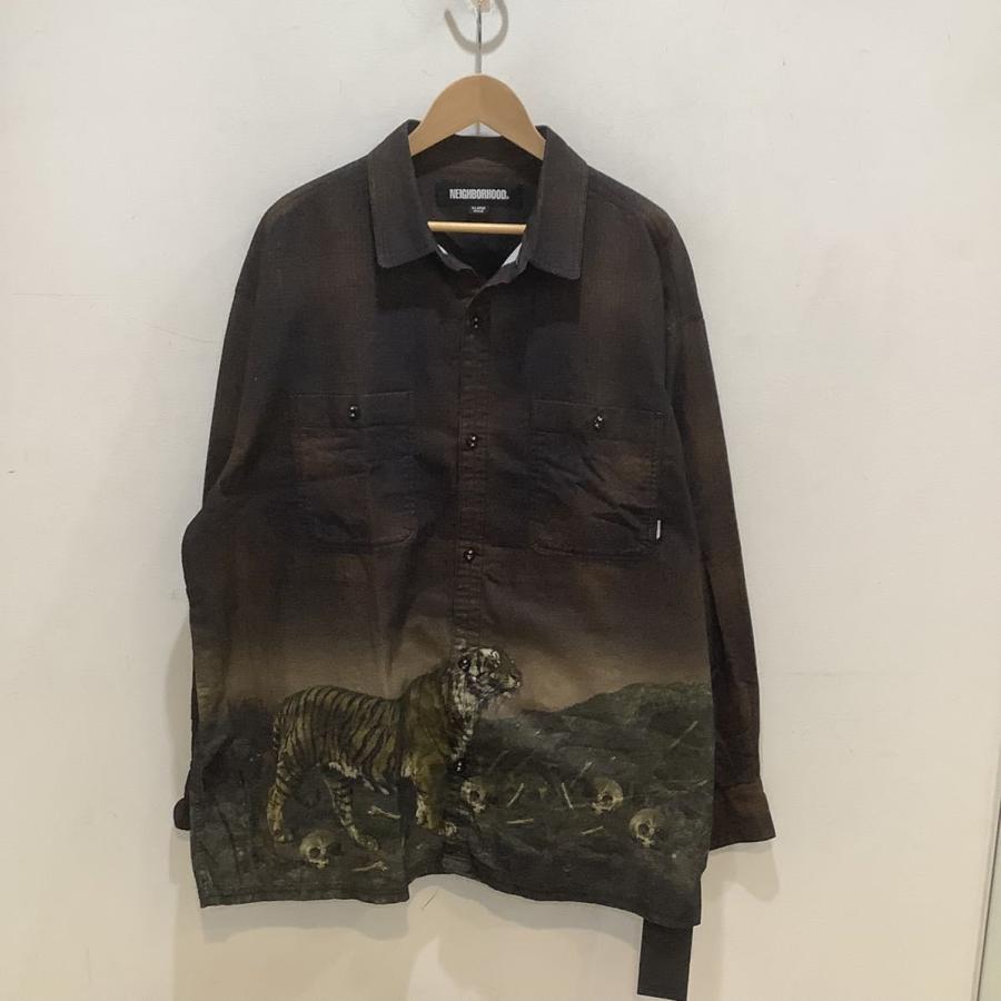 NEIGHBORHOOD ネイバーフッド 222BENH-SHM01 TIGERPRINT VE SH LS . CO タイガープリント シャツ  ブラウン XLサイズ 573546 : 573546 : BUY and SELL PALSTOCK - 通販 - Yahoo!ショッピング