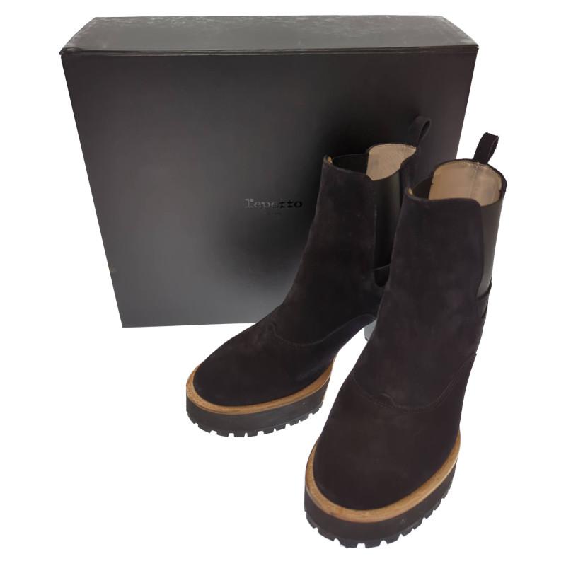 repetto レペット サイドゴアブーツ ブラック サイズ37 23.5cm 